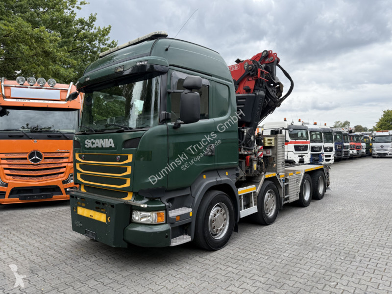 Camion Scania 8X4 Kran Fassi F660 bis 34 Meter