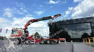 Camion Scania G450 8x2 PALFINGER PK 85002 Fly...