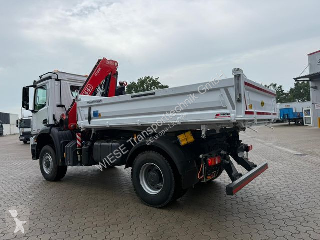 Kamion Mercedes 1835 4x2 Meiller Fassi F135...