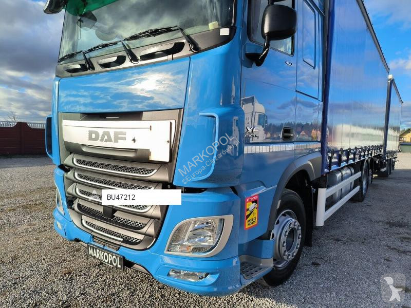 Camion remorque DAF Plandek Firanka