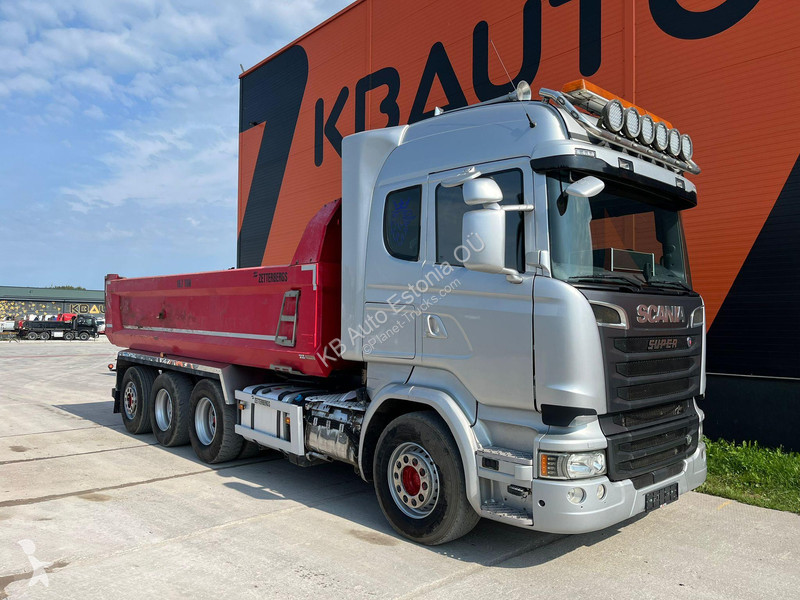 Vrachtwagen Scania R 520 8x4*4 RETARDER / BOX...