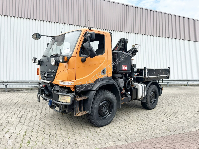 شاحنة Unimog U 20 4x4 U 20 4x4, Zapfwelle, Kran...