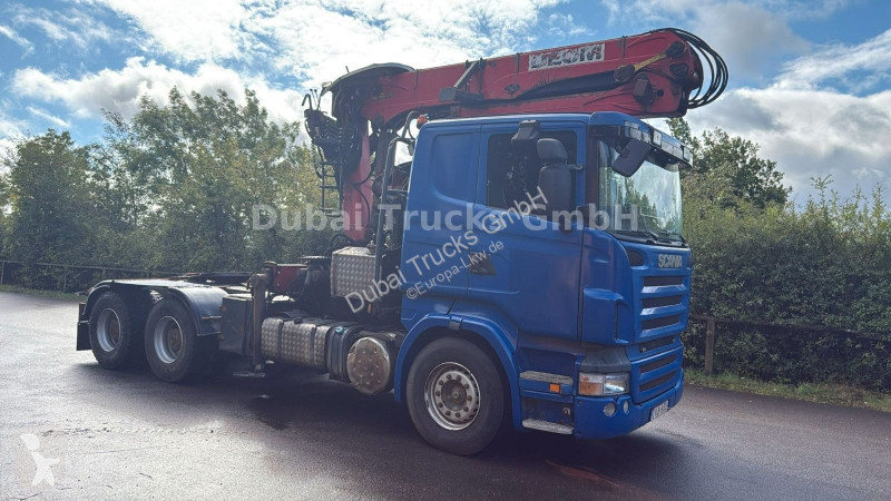 Camion Scania 500 6x4 Holztransporter