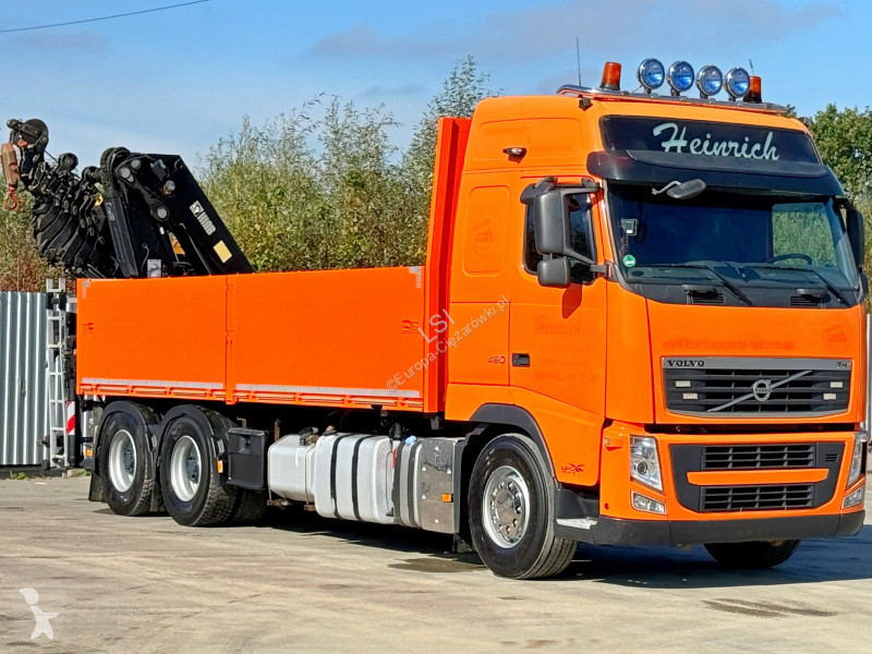 شاحنة Volvo 460 * HIAB 377 E - 7 HIPRO + FUNK *...