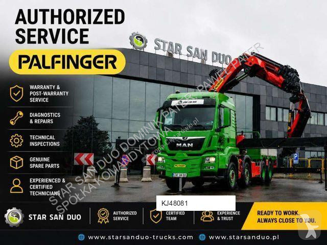 شاحنة Mercedes 4148 8x4 PALFINGER PK 74002 Crane