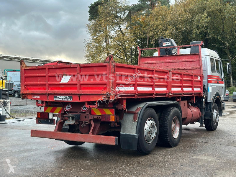 شاحنة Mercedes s 6x2 DSK Hiab-Ladekran