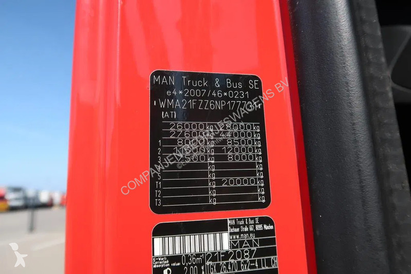 شاحنة MAN 26.470 - BDF - Retarder - 2021 -...