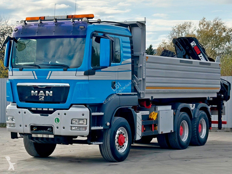 شاحنة MAN TGS * HIAB 220 - C5 + FUNK / 6x6