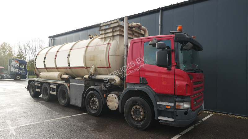 شاحنة Scania 380 – 10x4 blow and suck truck