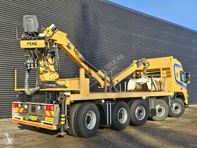 شاحنة Volvo FM2850-T / 10x4 / PENZ CRANE / KRAN