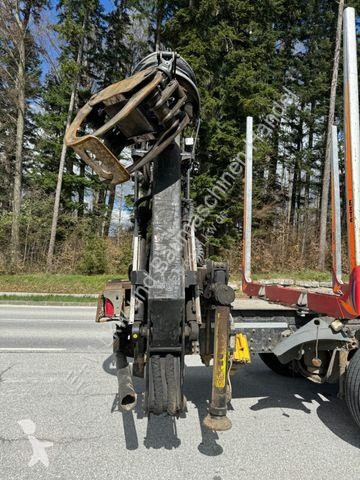 شاحنة MAN TGX 33.500 4X6 HOLZ KRAN ANHÄNGER