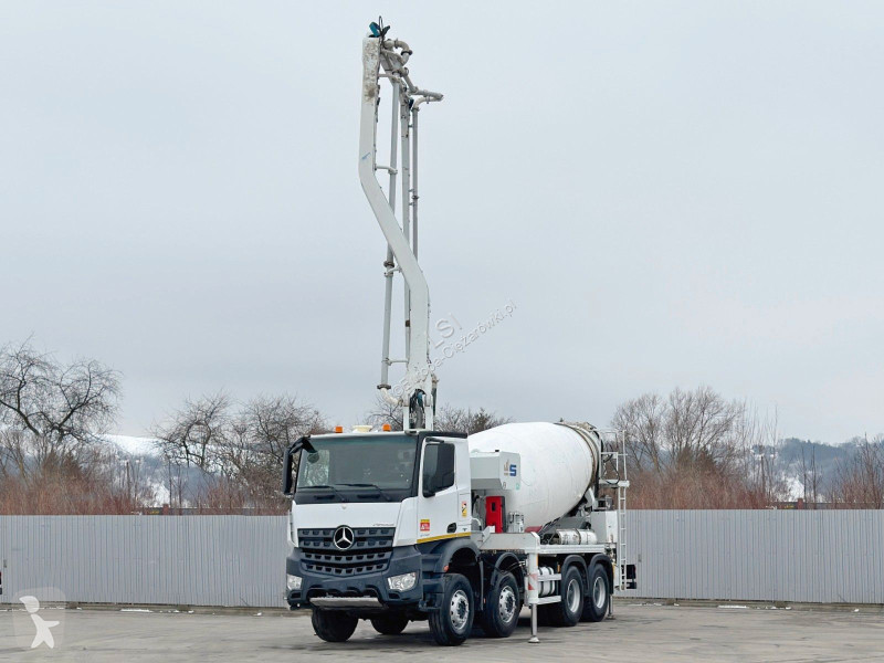 Beton Mercedes AROCS 3743 * Betonpumpe + FUNK *...