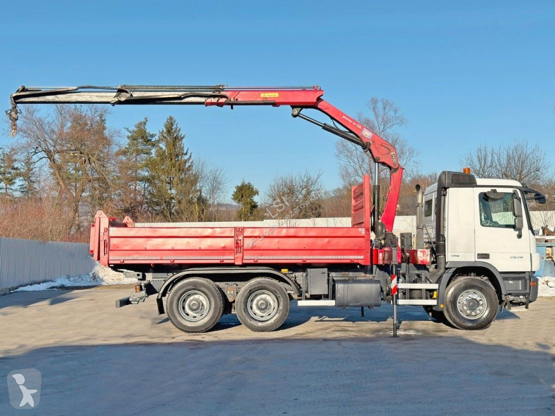 شاحنة Mercedes ACTROS * KIPPER 5,25 + BORDMATIC...