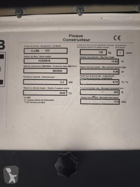 Samochód dostawczy Klubb KLUBB K32 / K3220516...
