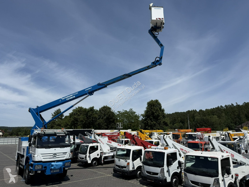 شاحنة Mercedes AXOR 1829 4x4 Zwyżka RUTHMANN...