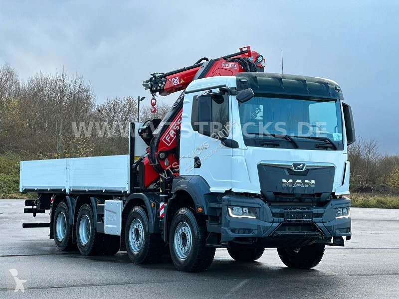 Грузовик MAN 35.470 8x4 Pritsche + FASSI F345RB...