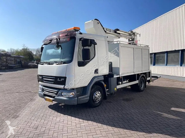 شاحنة DAF 45160 CUSTERS Hoogwerker 14,5 mtr /...
