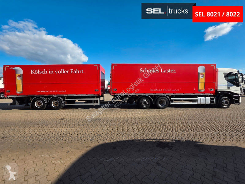 شاحنة مقطورة Iveco 420 / Ladebordwand /...