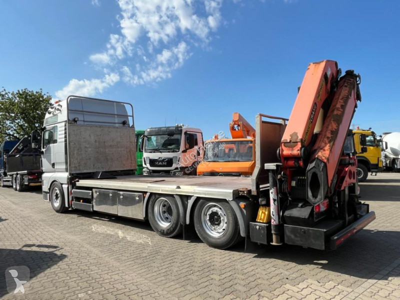 شاحنة MAN TG-X 26.400 6x2 Pritsche Heckkran...