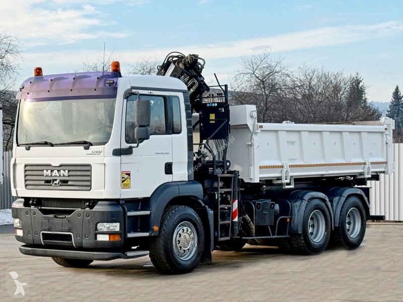 شاحنة MAN 26.350 * KIPPER 4,90m + TEREX ATLAS *...