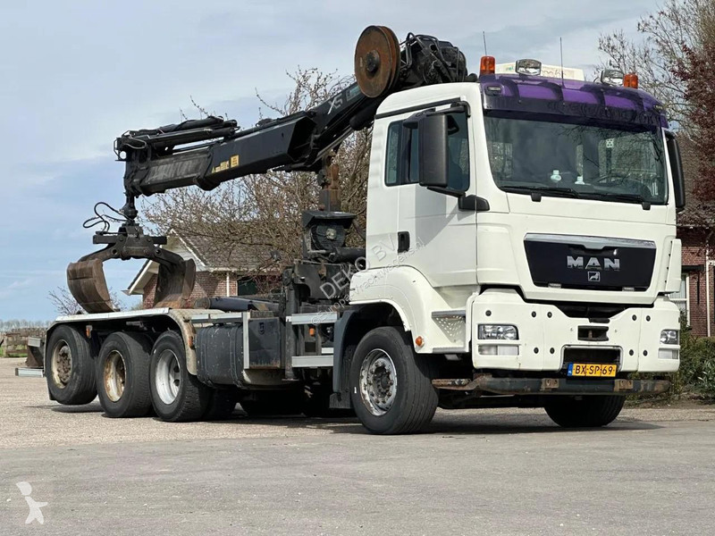 شاحنة MAN 35.400 8X4 !!TRIPLE!! 24tm CRANE/HOOK...