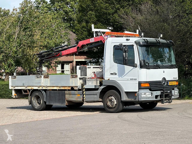 شاحنة Mercedes 1018 KRAAN/CRANE HMF403!!129tkm