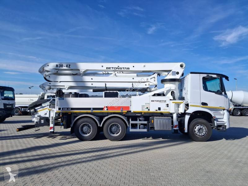 شاحنة Mercedes BETONSTAR H30-4Z SUR MERCEDES...