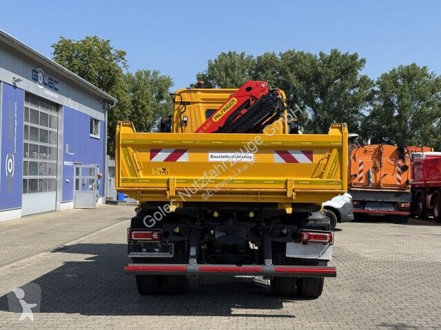 Camion Mercedes AROCS 1843 4x2 Kipper Kran...