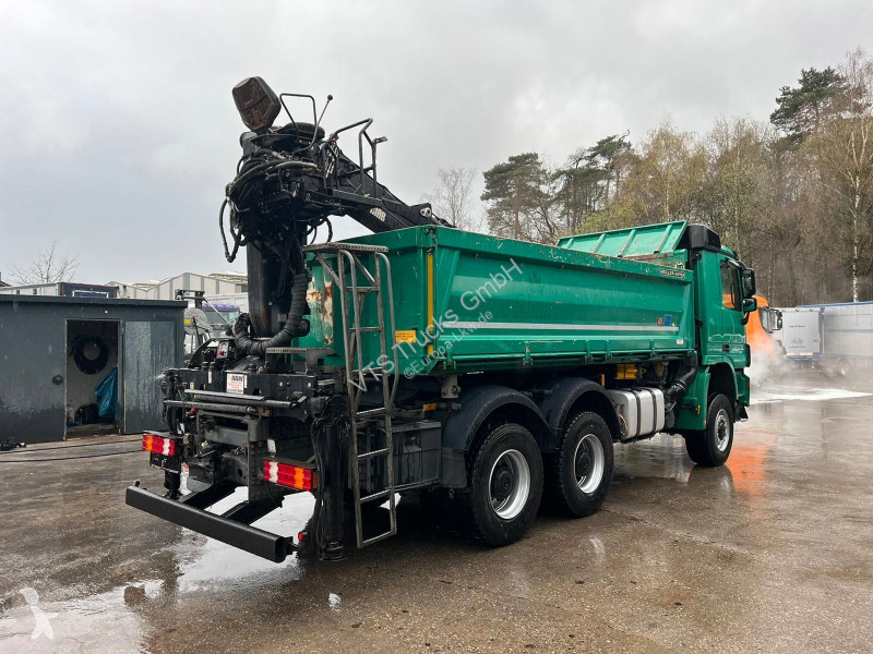شاحنة Mercedes 3348 6x6 Kipper mit HIAB 1300RS 83