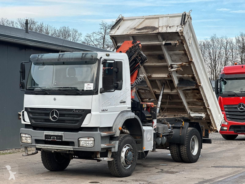 Camion Mercedes 1824 4x4 EU5 DSK, Palfinger...