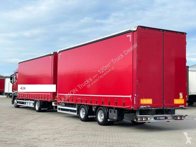 شاحنة مقطورة Mercedes ACTROS / ZESTAW TANDEM...