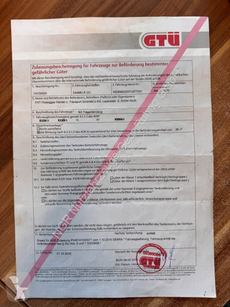 شاحنة Mercedes 2536 ADR Valid &...