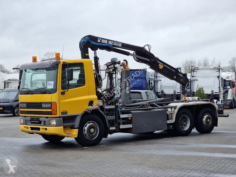 Camion DAF 250 6x2*4 - Hooklift - HIAB 102...