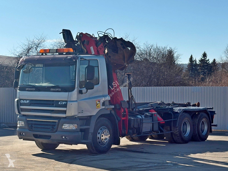 شاحنة DAF 85460 * ABROLLKIPPER + EPSILON E120Z...