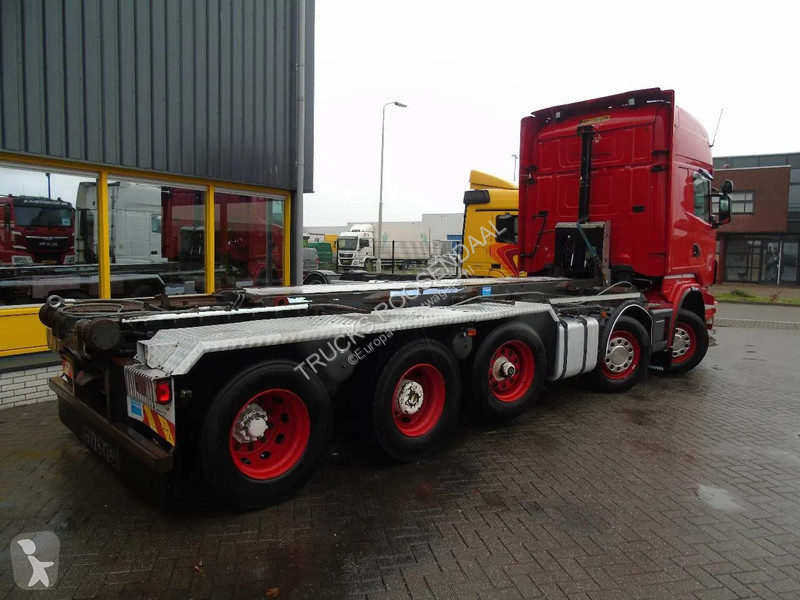 شاحنة Scania R480 +10X2  + VBG CABE 30TON