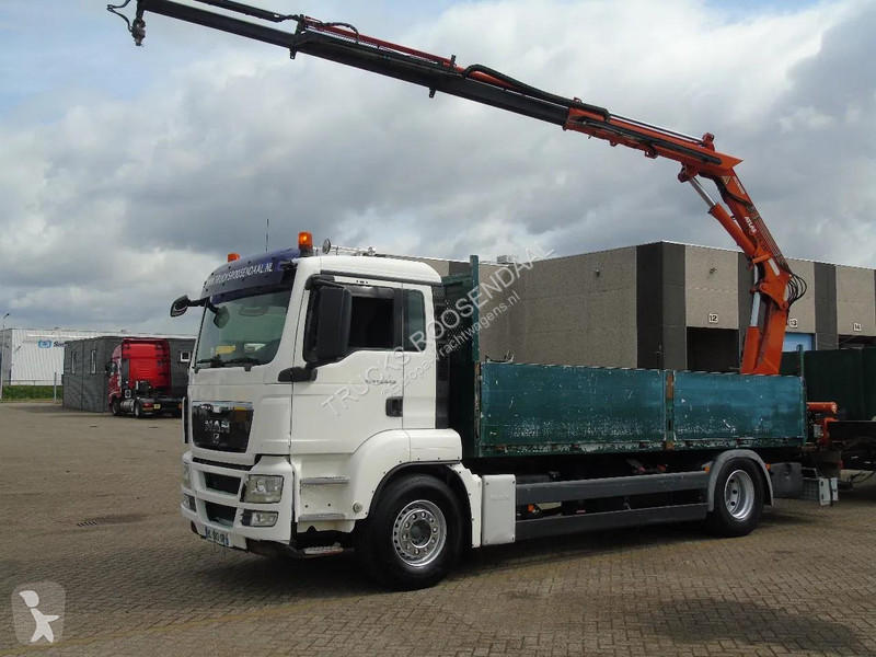 شاحنة MAN 18.440 + ATLAS 165 + EURO 5 + TRAILER...