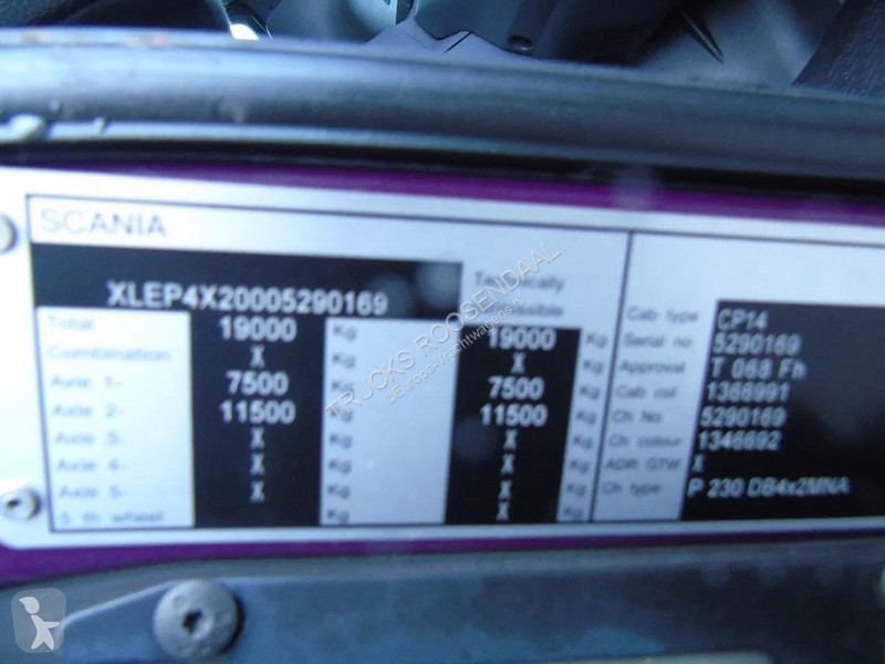 شاحنة Scania P230 OW KM +  CARRIER + OADIFT +