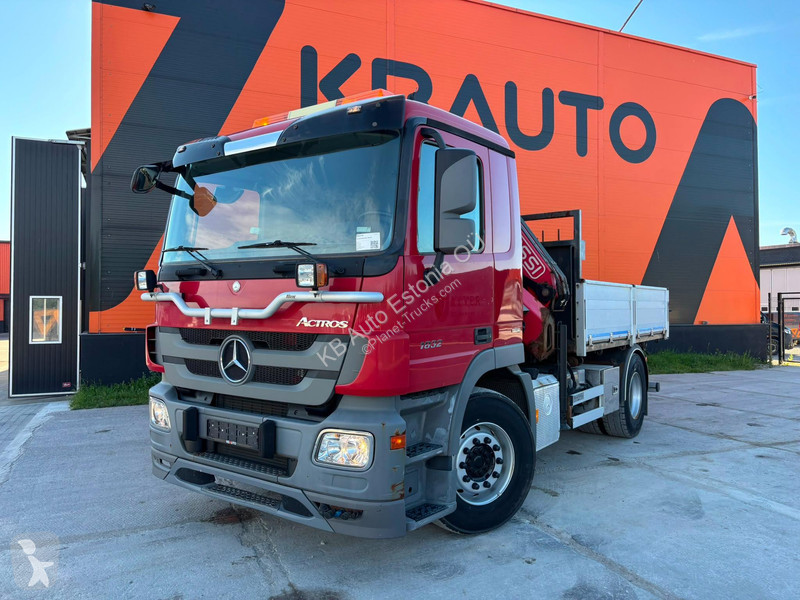 Camion Mercedes 1832 4x2 FASSI F135A22 / BOX...