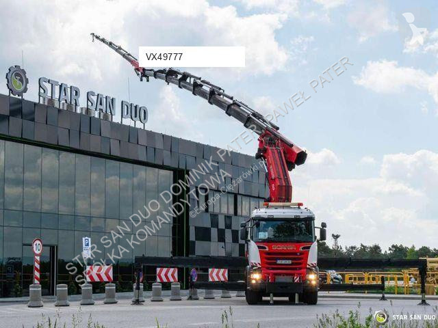Kamión Scania R520 10x4 FASSI F2150RAL.2.28...