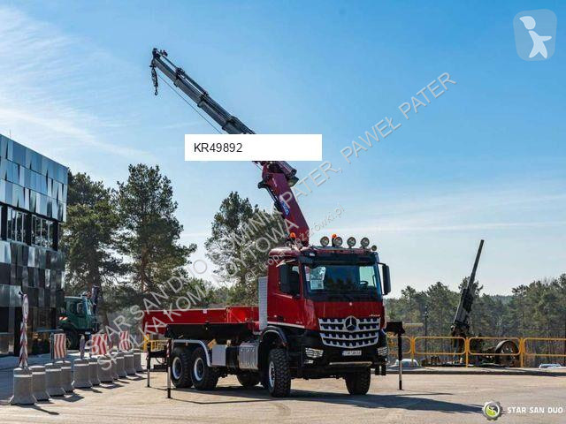 شاحنة Mercedes AROCS 3345 6x6 HMF 3220 Winch...