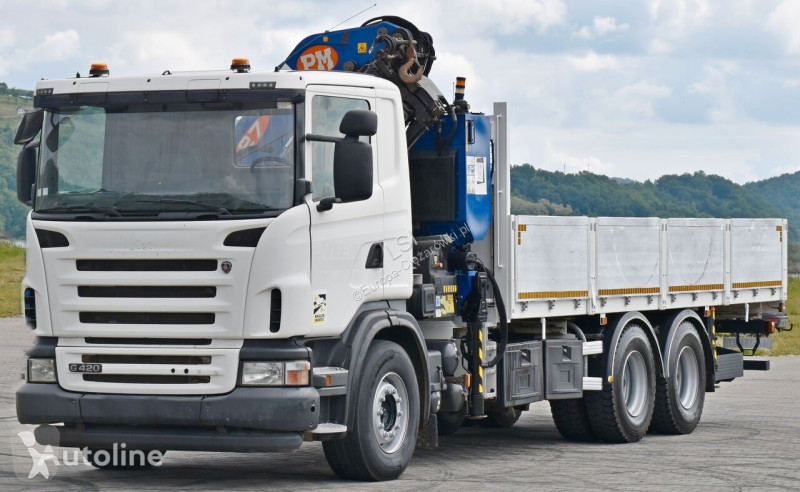 شاحنة Scania G 420 * PM 27S C + FUNK * 6x4...