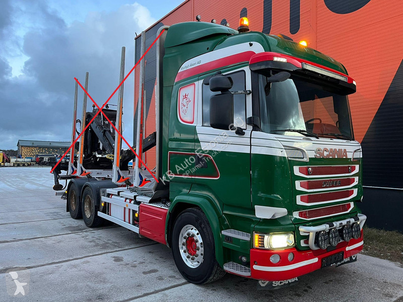شاحنة Scania R 580 6x4 FOR SAE AS CHASSIS /...