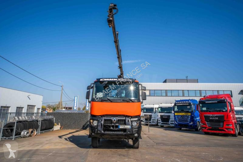 شاحنة Renault  K380 DXI -6x4+HIAB 21 T/m+4 EXT