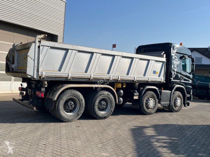 شاحنة Scania G 410 8x4 4-Achs Kipper XT Bordmatik