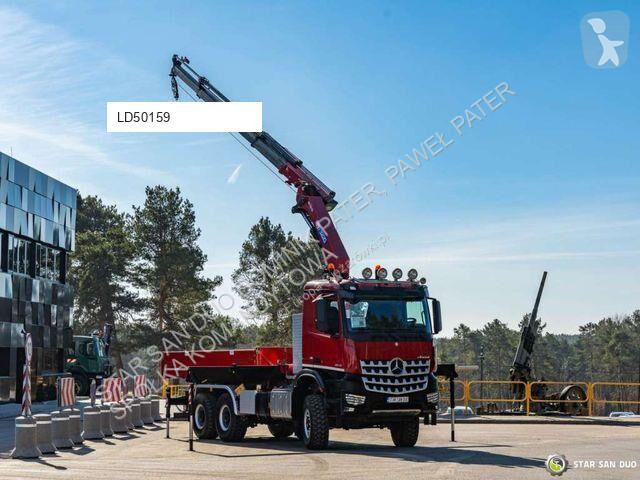 شاحنة Mercedes AROCS 3345 6x6 HMF 3220 Winch...