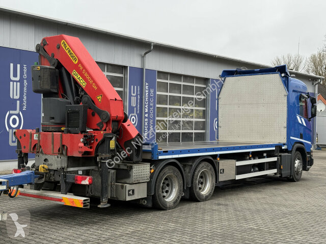 شاحنة Scania R500 6x4 Pritsche mit Kran...