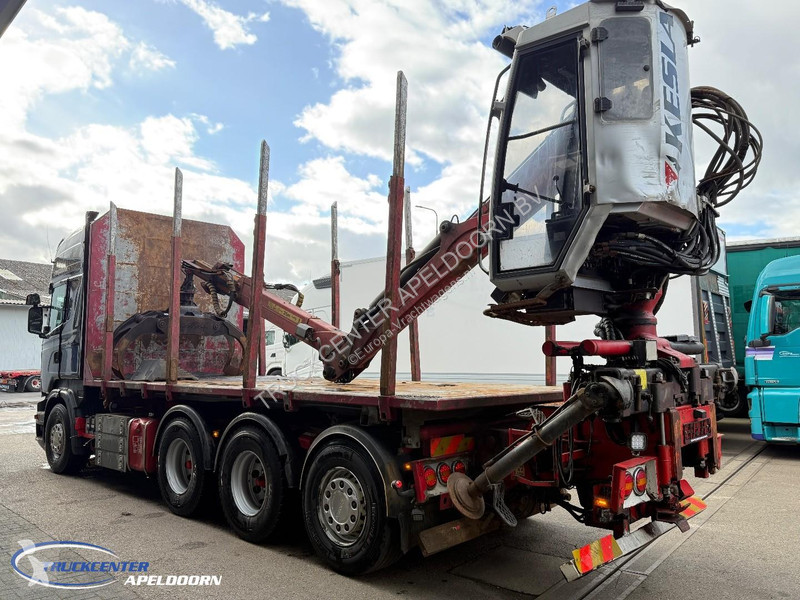 شاحنة Scania 620 V8 8x4, Kesla 2012T, Euro 5