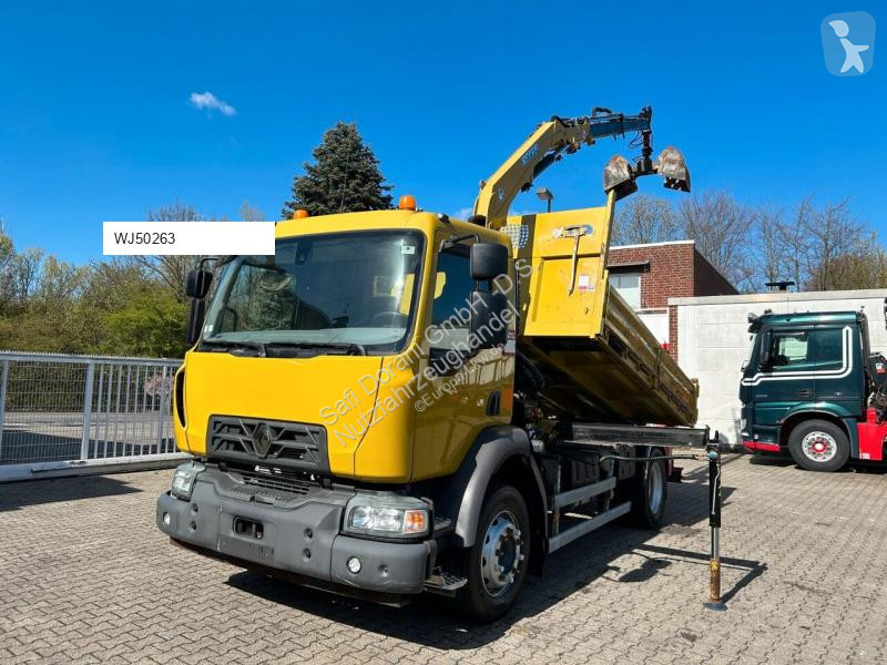 شاحنة Renault D14 220 3Skipper + Effer 65 2S Kran
