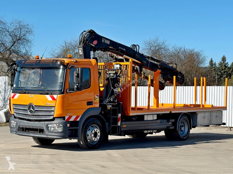 شاحنة Mercedes ATEGO * HIAB 144 B - DUO +...