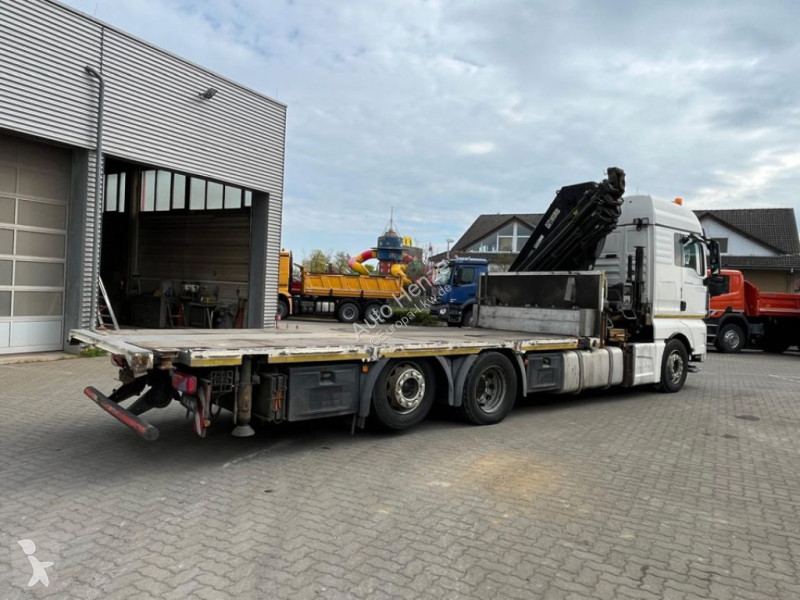 شاحنة MAN TG-X 26.440 6x2 Pritsche Kran Hiab...